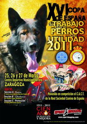 XVI COPA DE ESPAÑA DE TRABAJO PARA PERROS DE UTILIDAD 2011 DE LA R.S.C.E.